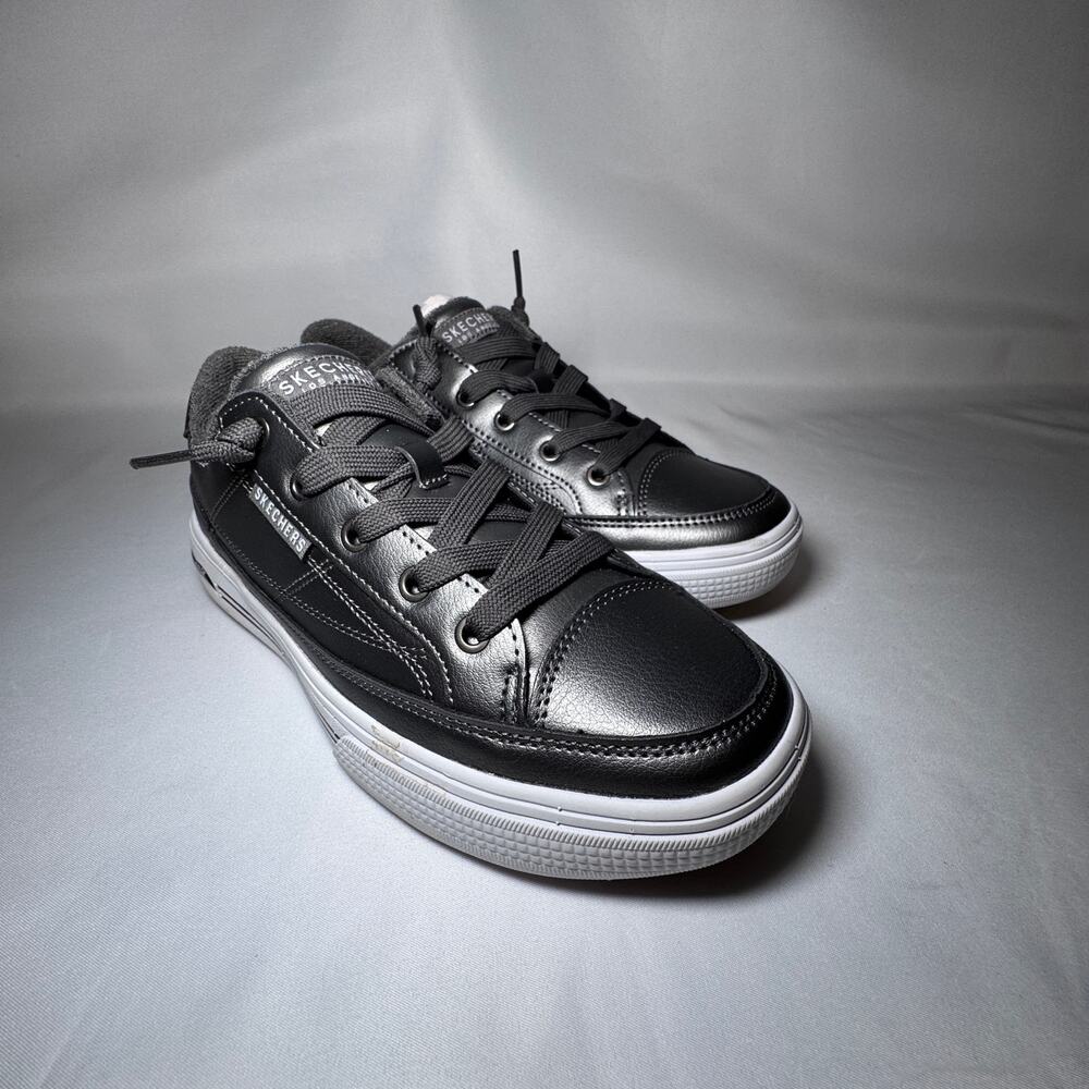 Skechers Women's Black and White Athletic Sneakers